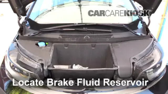 2017 BMW i3 Range Extender 0.6L 2 Cyl. Brake Fluid Check Fluid Level